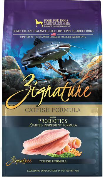 Zignature Grain-Free Catfish Formula Dry Dog Food  25 Lb