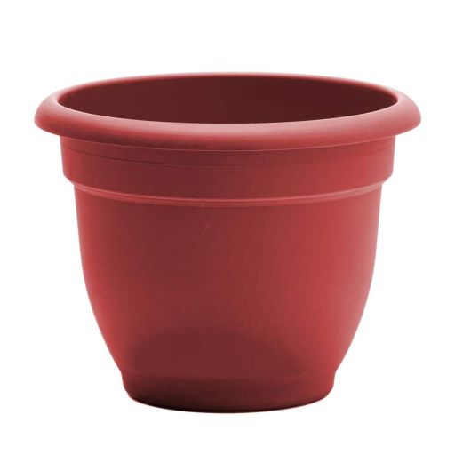 Bloem 12-in Ariana Self Watering Plastic Planter - Burnt Red