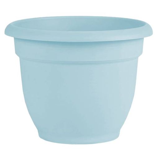 Bloem Ariana Self Watering Planter 8.75 x 7 Plastic Round Misty Blue