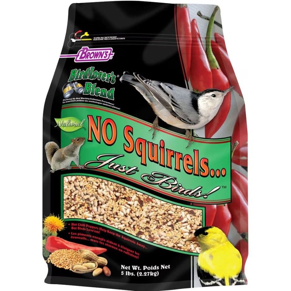 Browns Bird Lover’s Blend No Squirrels, Size: 5 lb