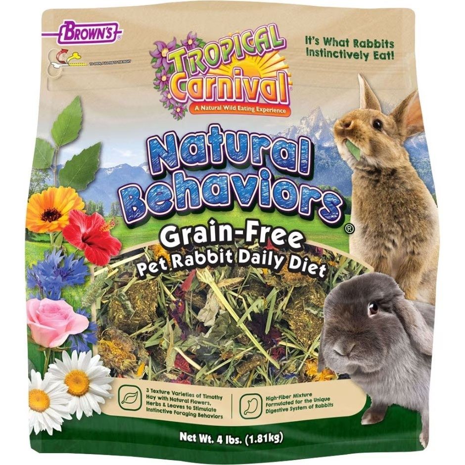 Brown&#39;s Tropical Carnival Natural Behaviors Grain Free 4 lb