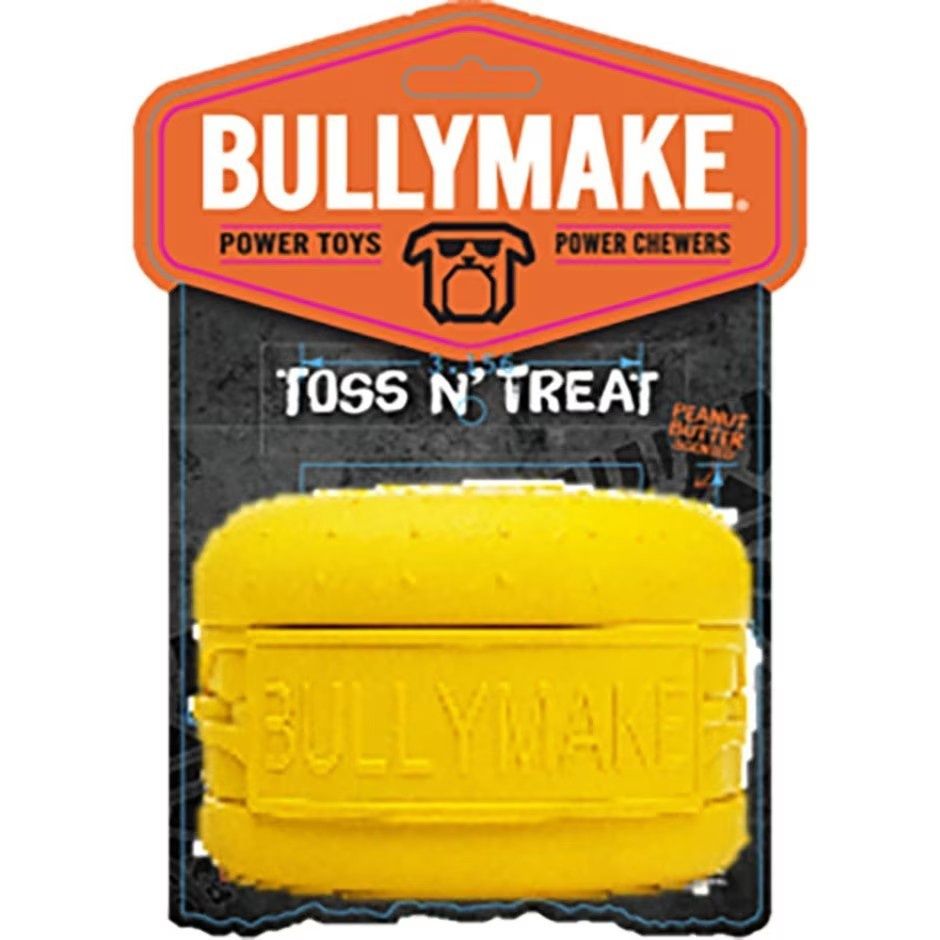 BULLYMAKE TOSS N  TREAT CHEESEBURGER RUBBER TOY