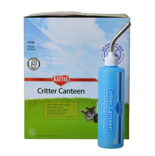 Large 16 oz Kaytee Critter Canteen Water Bottle