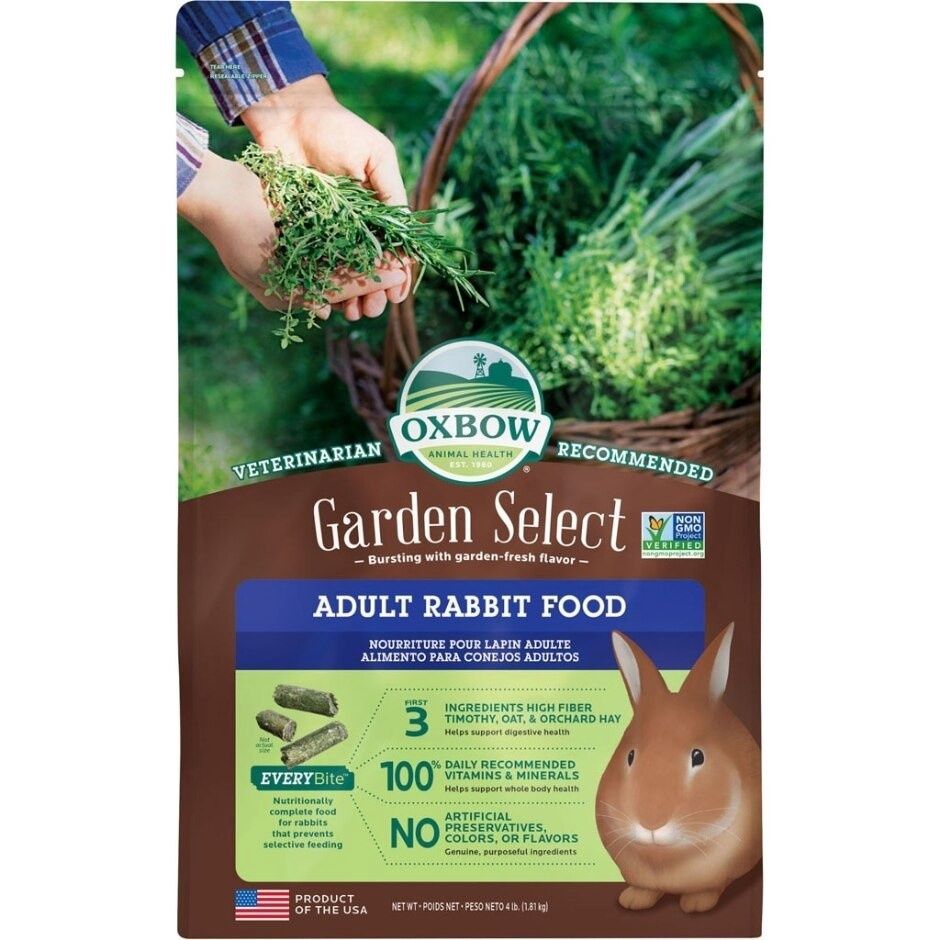 OXBOW GARDEN SELECT ADULT RABBIT FOOD, Size: 4 lb