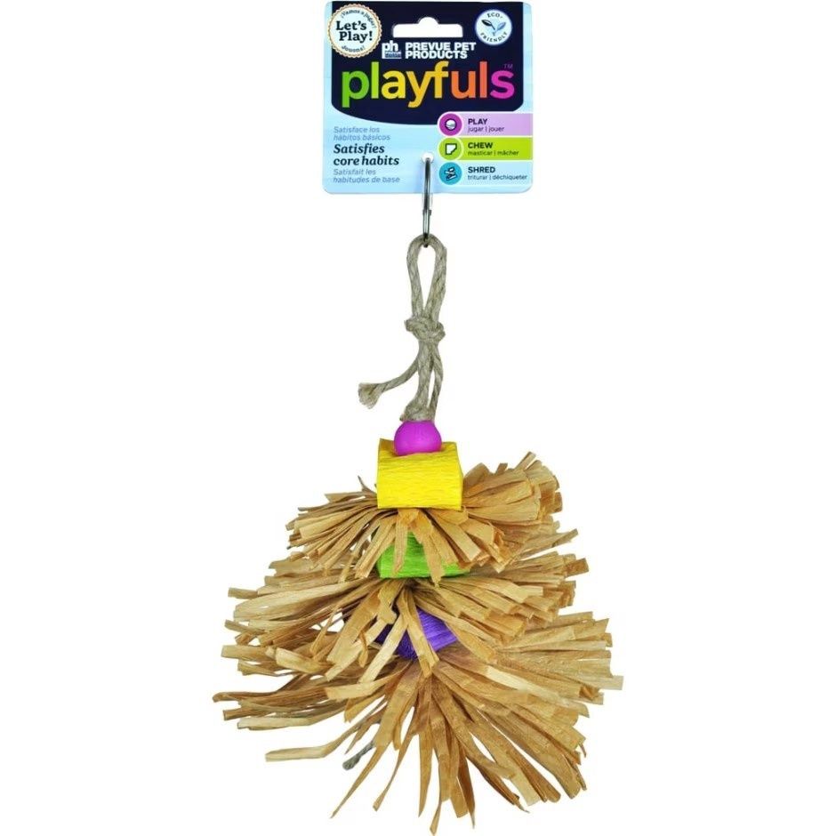 PREVUE PET RAFFIA FLUFF SMALL ANIMAL CHEW