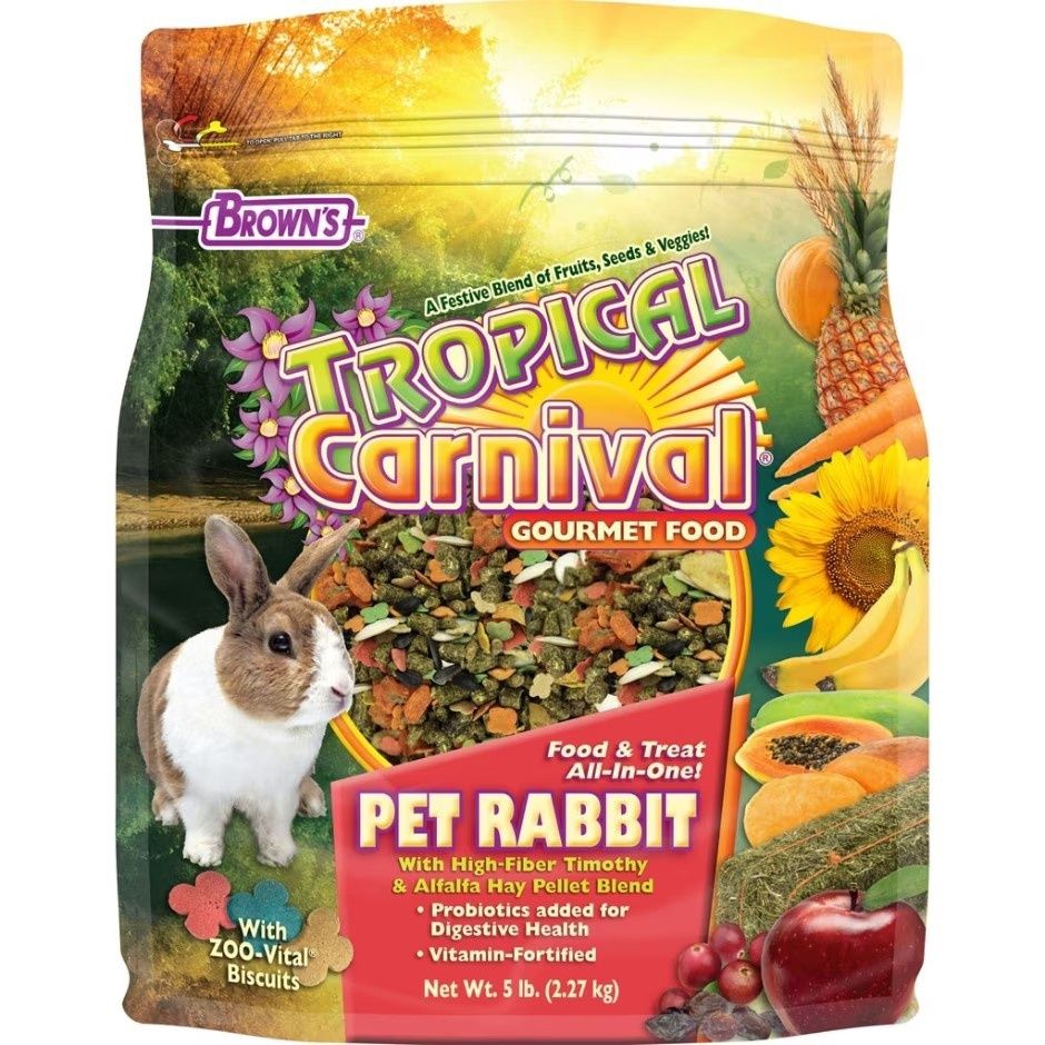 Tropical Carnival Rabbit Food 5 lb