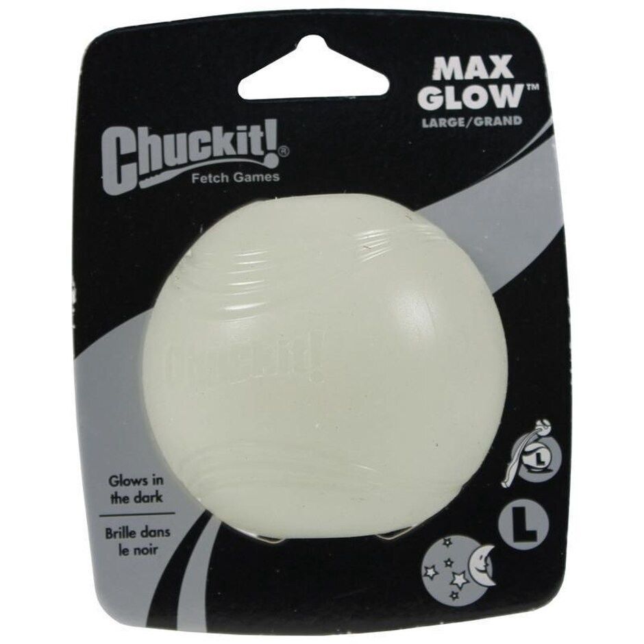 CHUCKIT! MAX GLOW BALL, Size: Large