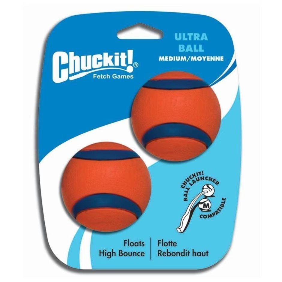 CHUCKIT! ULTRA BALL, Size: Medium, 2 Pack