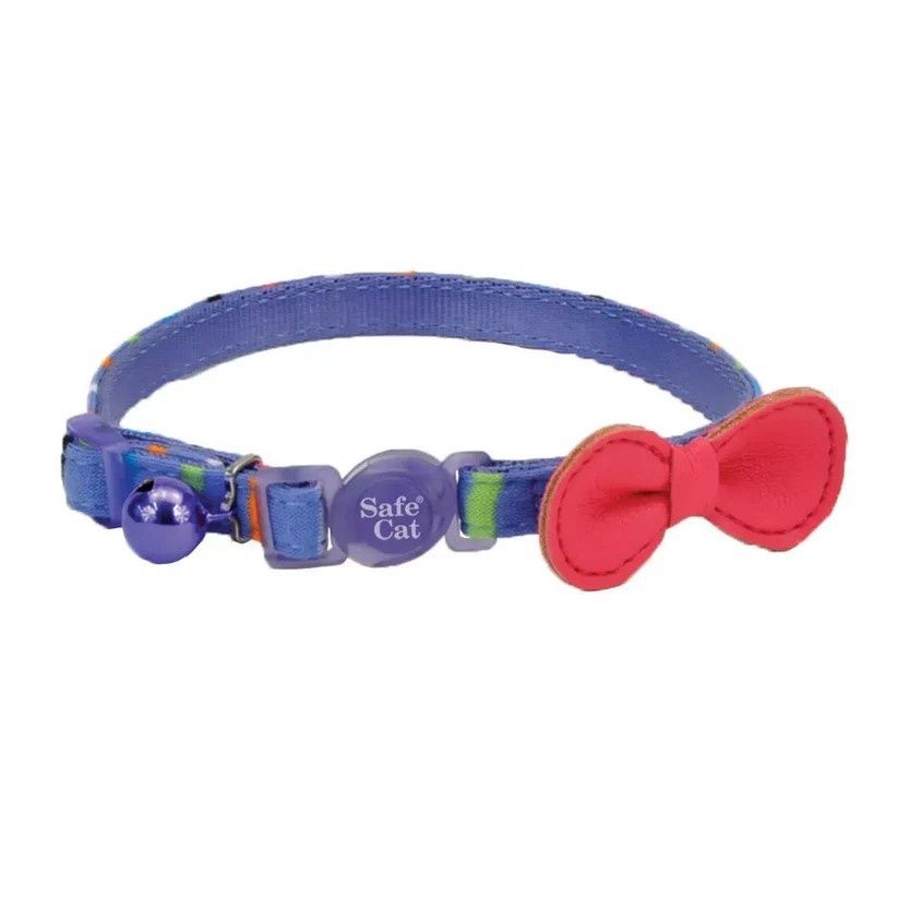 Coastal Striped Blue Breakaway Collar