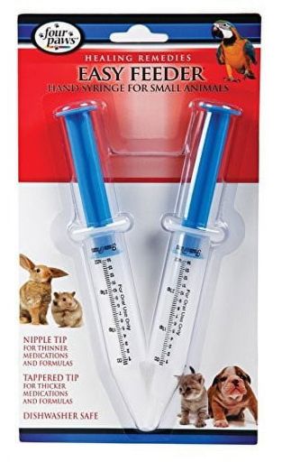 Four Paws Easy Feeder Pet Syringe  0.5 Oz  2 Ct