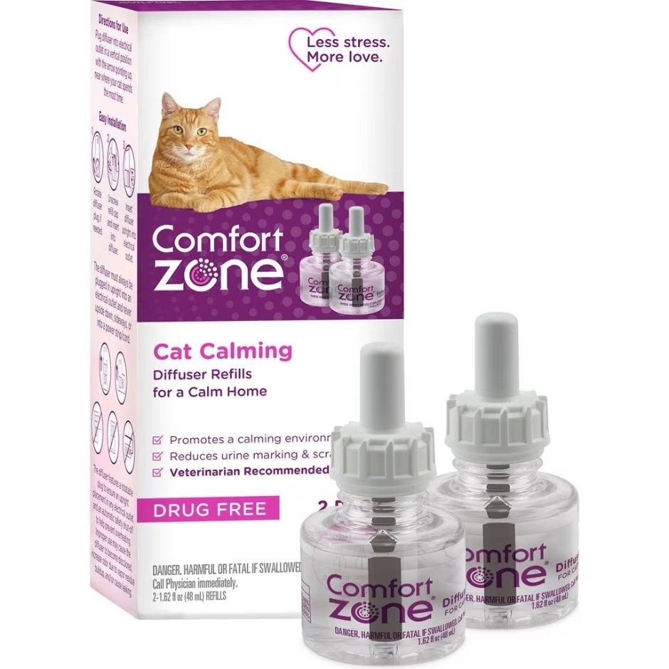 COMFORT ZONE CALMING DIFFUSER REFILL FOR CATS, Size: 48 ML