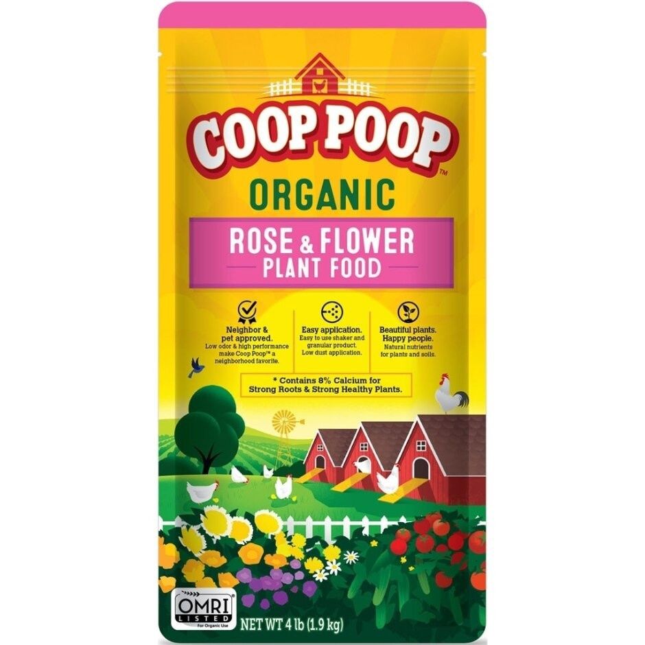 Coop Poop Organic Rose &amp; Flower Plant Food