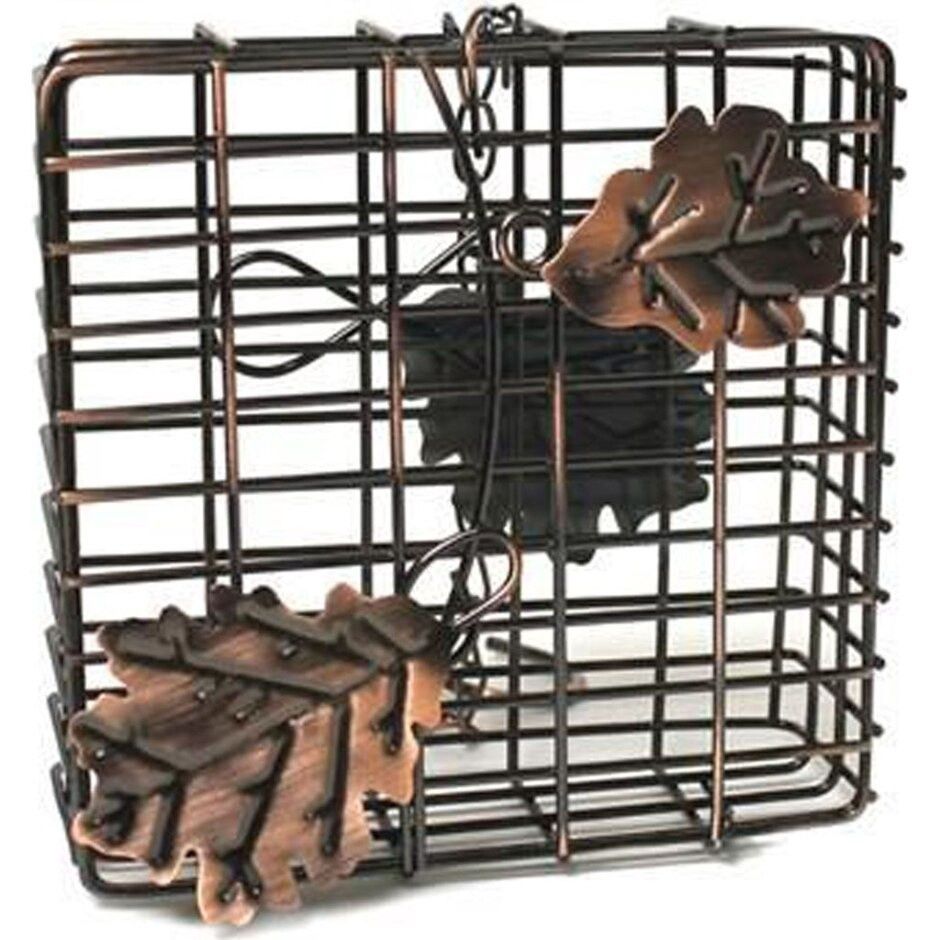 Copper Leaf Suet Cake Feeder