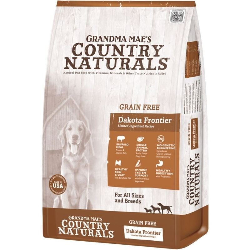 COUNTRY NATURALS BUFFALO LID GRAIN FREE DOG FOOD