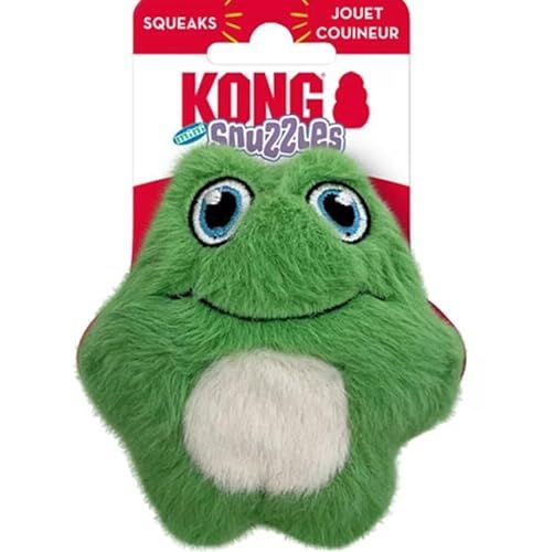 KONG Snuzzles Dog Toy Frog  1ea/XS/Mini