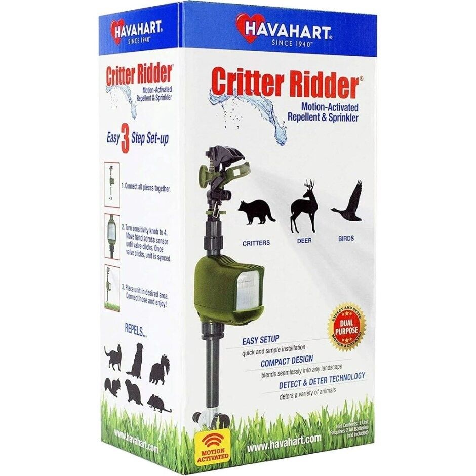 Critter Ridder Motion-Activated Repellent &amp; Sprinkler