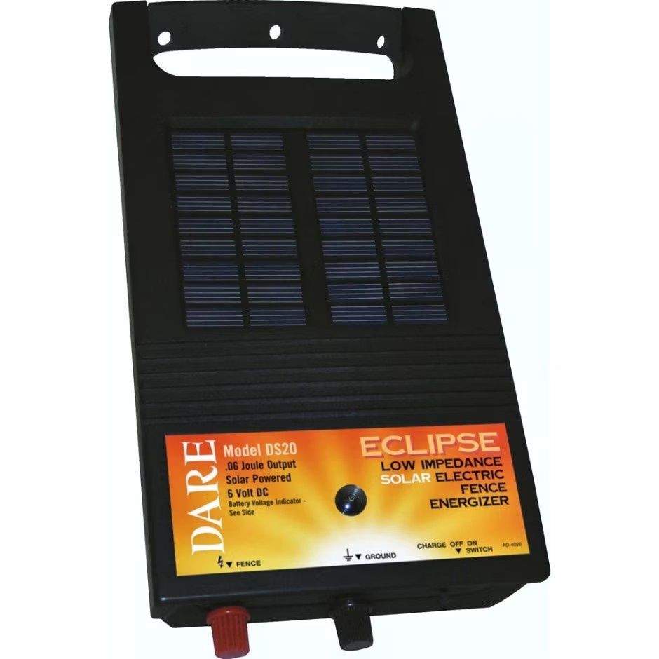 Dare Eclipse Solar Fence Charger 10Acres-6Volt