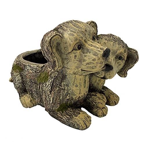 Double Dog Planter