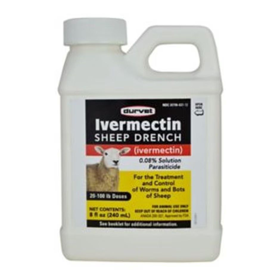 DURVET IVERMECTIN SHEEP DRENCH 8OZ