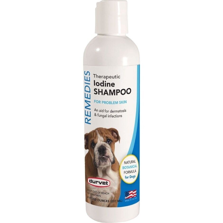 DURVET NATURALS REMEDIES IODINE SHAMPOO, Size: 8-oz