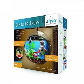 ELIVE BETTA BUBBLE W/LED LIGHT 0.5 GAL
