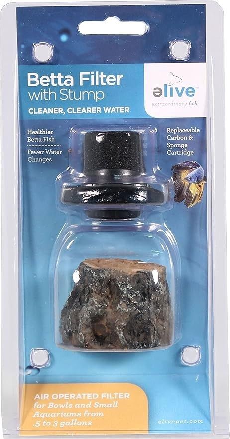 ELIVE BETTA FILTER W/STUMP