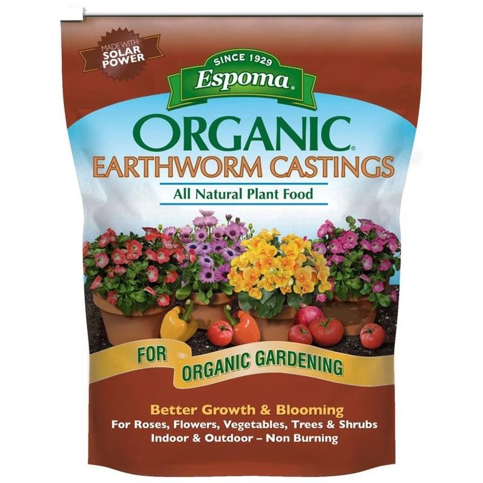 ESPOMA EARTHWORM CASTINGS NATURAL PLANT FOOD, Size: 4-QT