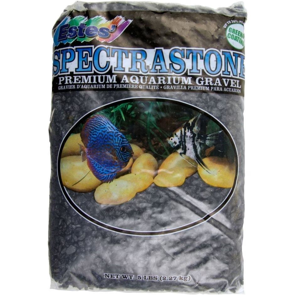 ESTES SPECIAL AQUARIUM GRAVEL, Color: Black, Size: 5-lb