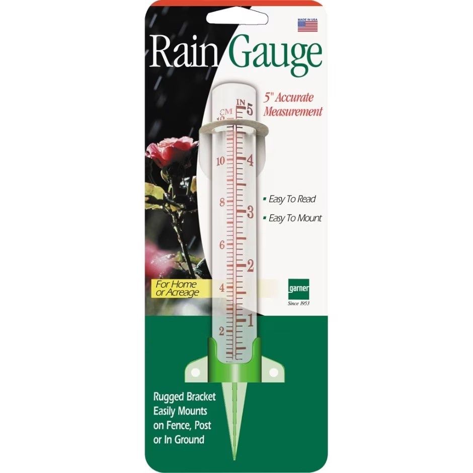 EZREAD RAIN GAUGE STAKE, Size: 5 in