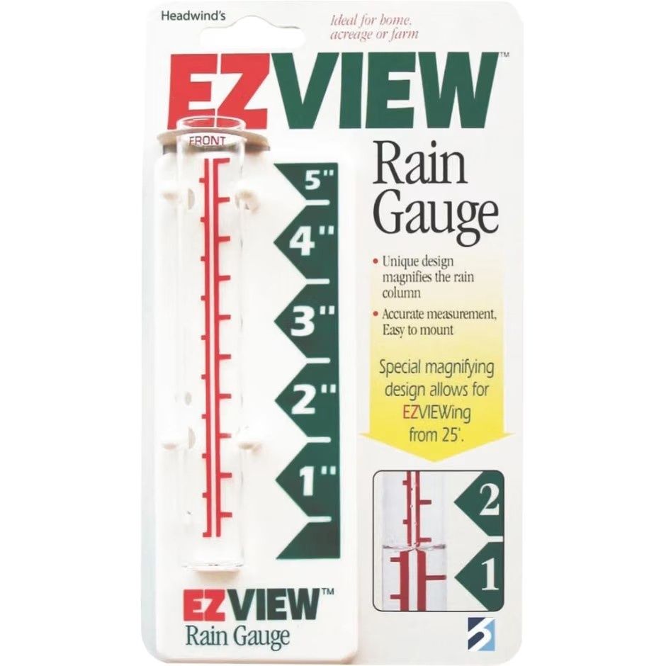EZVIEW PLASTIC RAIN GAUGE, Size: 5 in