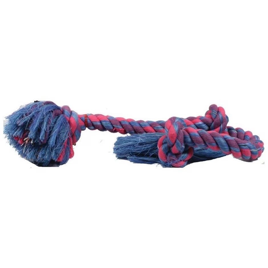 FLOSSY CHEWS COLOR 3 KNOT ROPE TUG, Size: 36 in