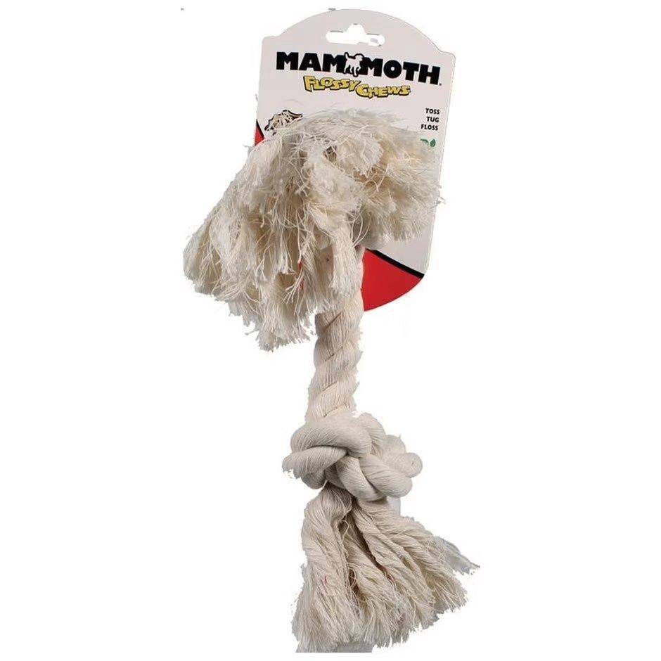 FLOSSY CHEWS COTTON ROPE BONE, Size: 14 in
