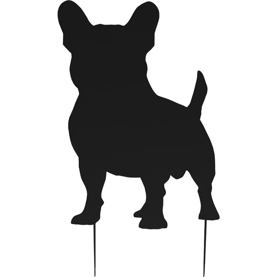 FRENCH BULLDOG SHADOW YARD STAKE