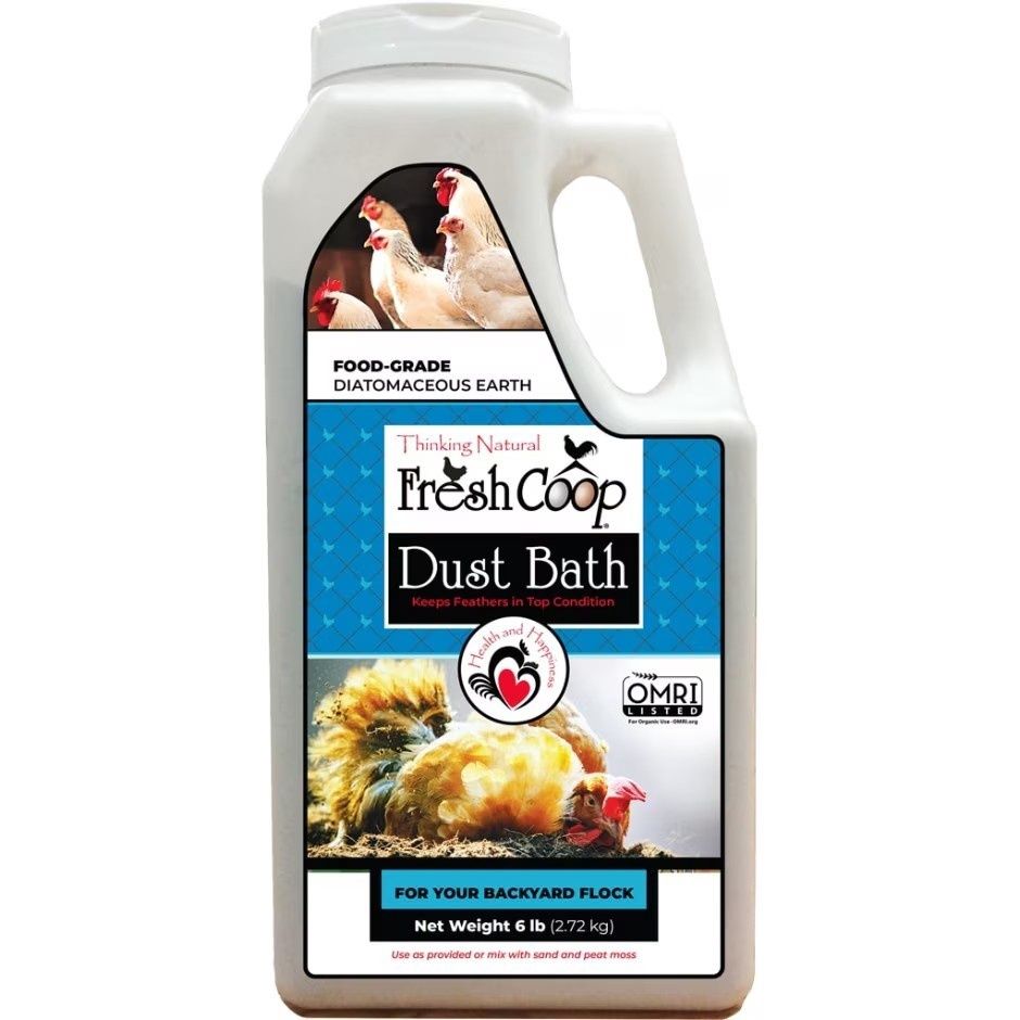 FRESH COOP DUST BATH, Size: 6lb container