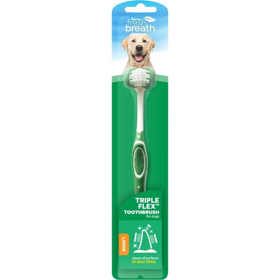 FRESH BREATH TRIPLE FLEX TOOTHBRUSH FOR DOGS