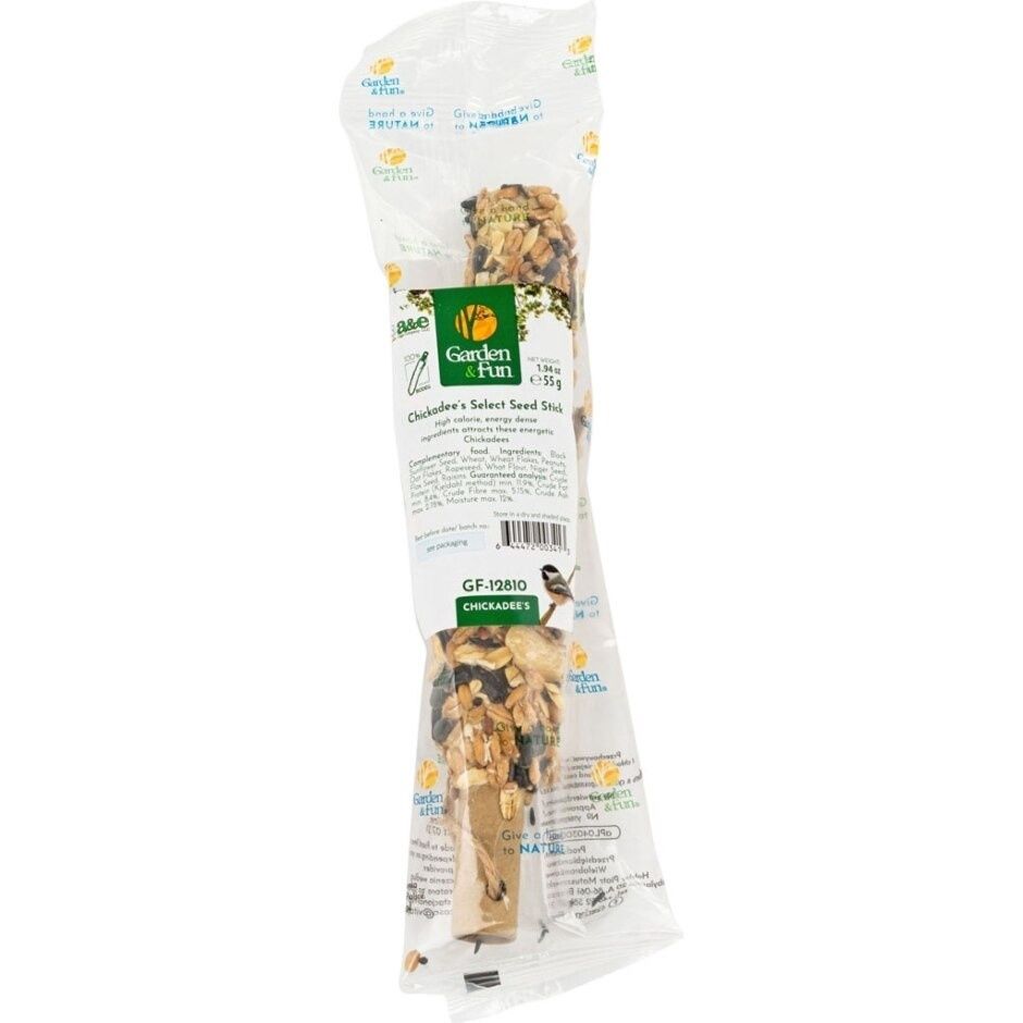 GARDEN &amp; FUN WILD BIRD STICK CHICKADEE SELECT