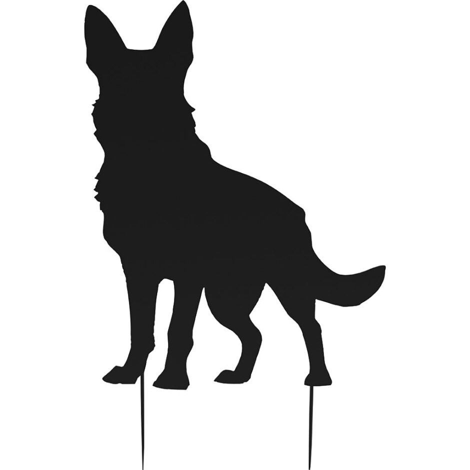 GERMAN SHEPHERD SHADOW YARD STAKE