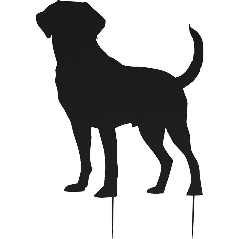 GOLDEN RETRIEVER SHADOW YARD STAKE