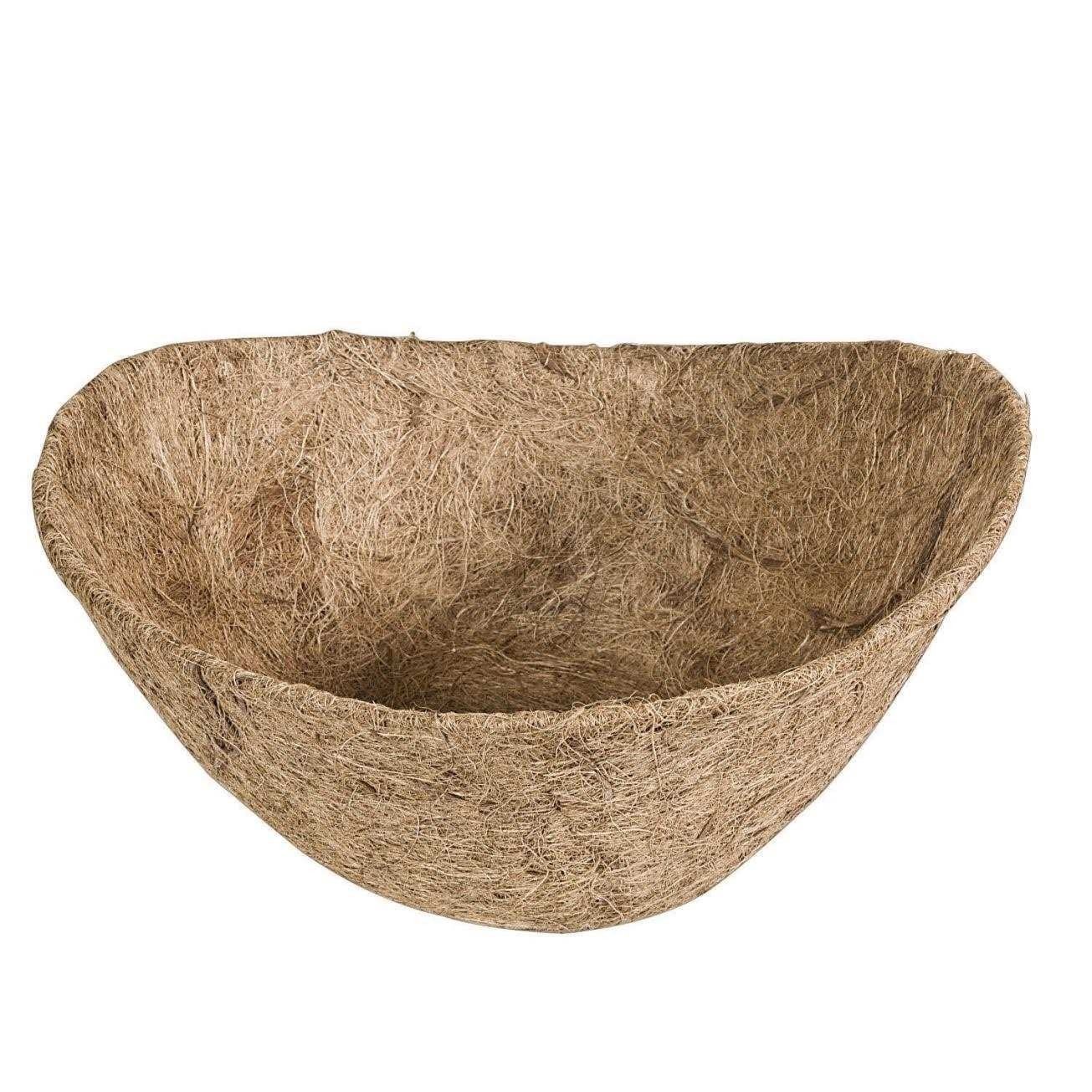 HALF-ROUND WALL COCO FIBER REPLACEMENT LINER, Size: 16 in