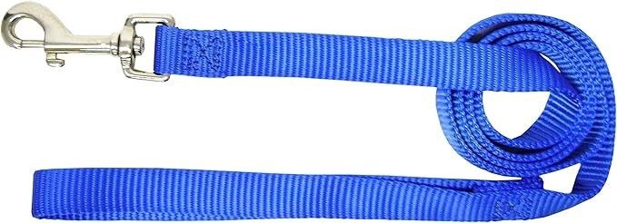 HAMILTON DOG LEASH 5/8 X 4FT BLUE