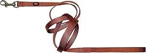 HAMILTON DOG LEASH 5/8 X 4FT ROOT BEER