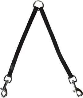 Hamilton Dog Leash Coupler 3/4” x 12” Black