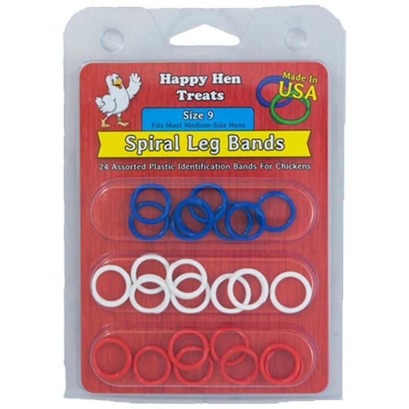 HAPPY HEN SPIRAL LEG BANDS