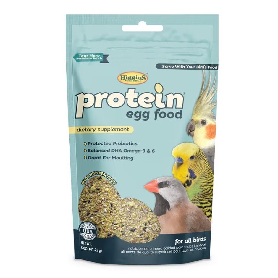 HIGGINS PROTEIN EGG FOOD DIETARY SUPPLEMENT, Size: 5 oz