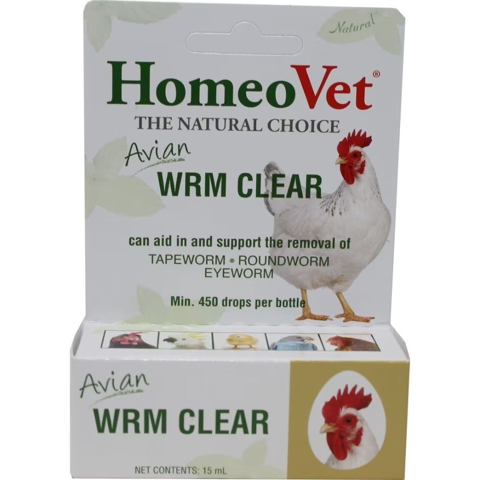 HOMEOVET AVIAN WRM CLEAR