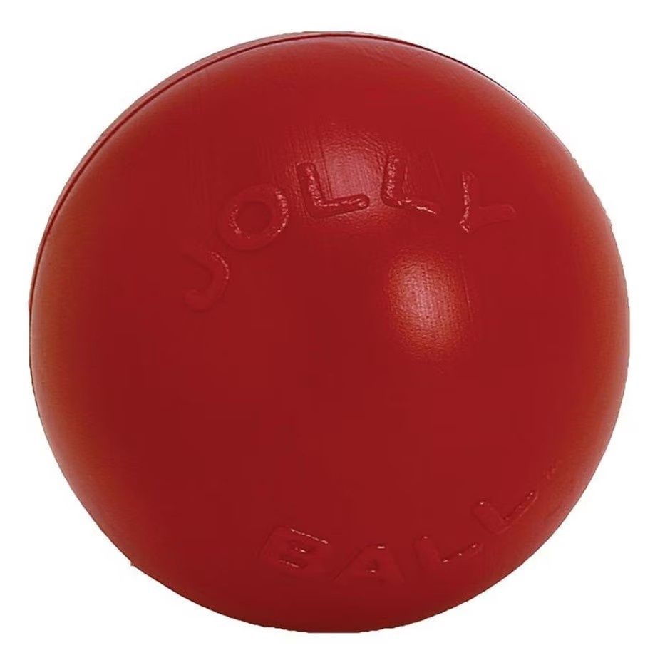 JOLLY PETS PUSH-N-PLAY BALL, Color: Red, Size: MD - 6in