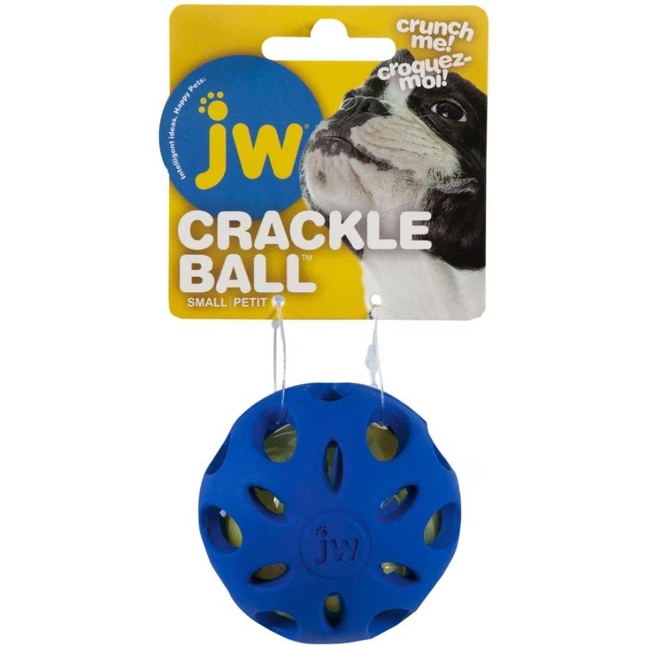 JW CRACKLE HEADS BALL, Size: SM