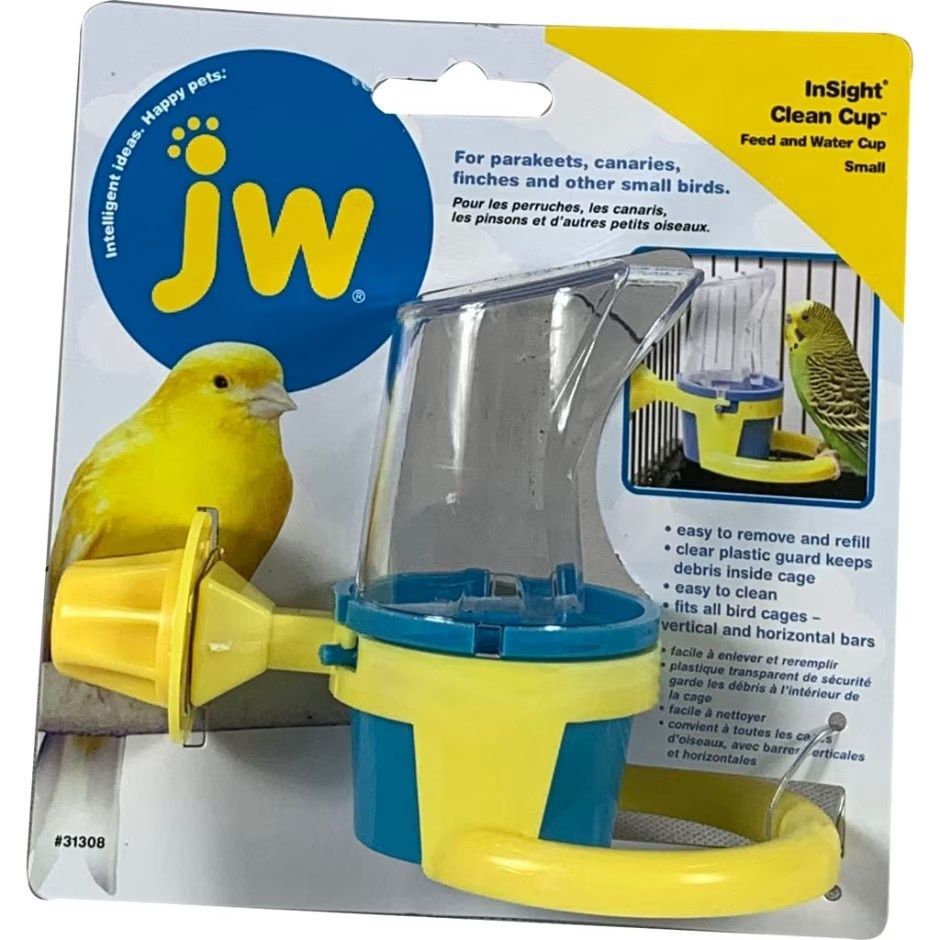 JW CLEAN CUP FEED AND WATER CUP, Size: SM