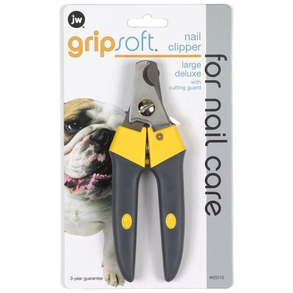 JW GRIPSOFT DELUXE NAIL CLIPPER, Size: LG