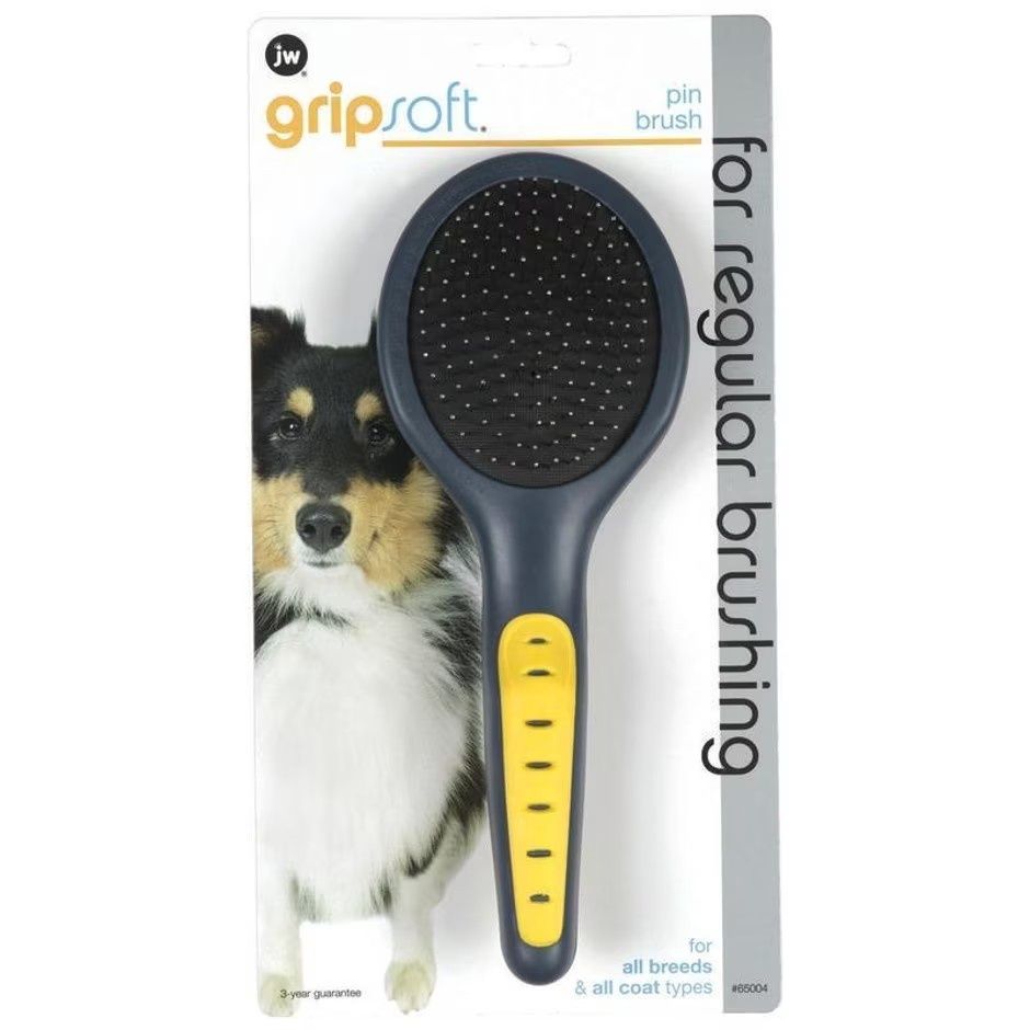 JW GRIPSOFT PIN BRUSH, Size: LG